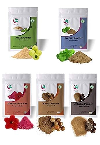 Herbal Hair Care Combo Pack (500 Grams), Hair Mask, Ayurvedic Powders for Hair Growth.