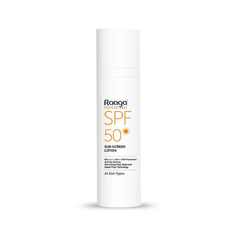 SPF 50 Sunscreen Lotion, 55 ml (1.86 Fl Oz), Waterproof & Non Greasy Sunblock with Broad Spectrum Protection