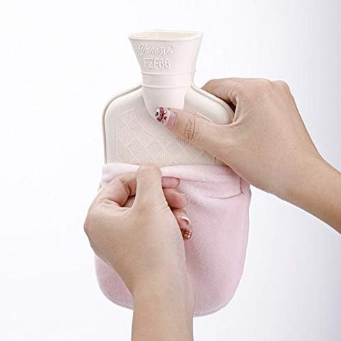 SKUZA G256486A) G256488a) Hot Water Bottle, Winter Cute Velvet Hot Water Bottle Warm Belly Treasure Cartoon Hand Mini
