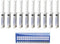 White Teeth Global Teeth Whitening Gel Syringes 22% Carbamide Peroxide, 10 Tooth Bleaching Gel (10cc