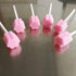 Disposable Oral Swabstick Oral Care Foam Swabs - Individually Wrapped, Pink - 150 Counts