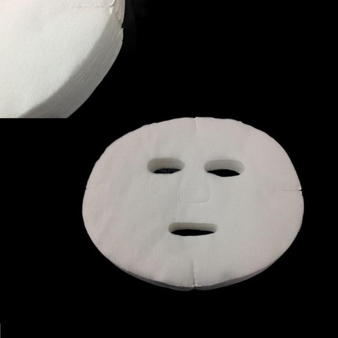 Pre-cut Cotton Facial Mask Paper Sheets with 100 Pcs Eye Mask Paper, Disposable DIY Natural Spa Skin Care (100 Pack)
