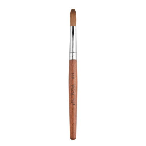 Nail Brush Kolinsky Sable Acrylic Nail Art Brush, Professional Red Wooden Brush (14#)