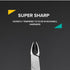 Rui Smiths Professional Cuticle Nippers, Gold-Plated Carbon Steel, 6mm Jaw