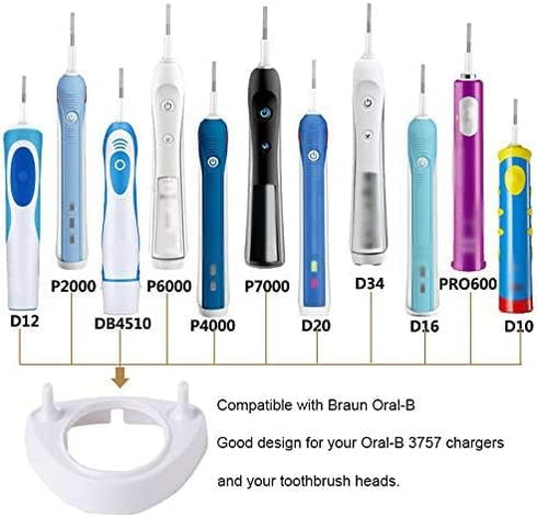 LazyMe (1 Pack) Single Charger Holders Toothbrush Heads Holder Compatible for Oral-B, for Oral-B D Series, PRO Series