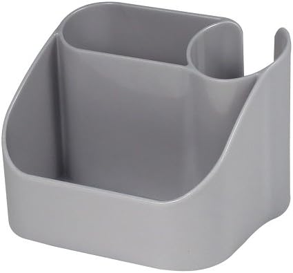 Spectrum Diversified Contour Accessory Care Caddy, Beauty Tool Organization, Blow Dryer Storage, Silver