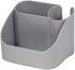 Spectrum Diversified Contour Accessory Care Caddy, Beauty Tool Organization, Blow Dryer Storage, Silver