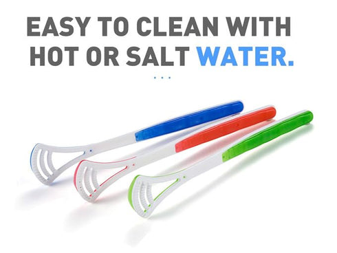 AKOAK 3 Pcs Tongue Scraper Cleaner - Professional Oral Care Tool for Adults and Children to Reduce Bad Breath