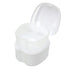 Annhua Dental Orthodontic Retainer Case, Travel Denture Cup Holder, Soaking Box for Cleaning and Storage
