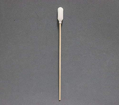 100pcs 6" Large Foam Over Cotton Bud Tipped Cleaning Swabs with Wooden Handle CK-FS916