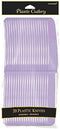 Vibrant Lavender Plastic Knives (Pack Of 20) - Eco-Friendly, Durable & Eye-catching, Perfect For Parties & Events by Amscan