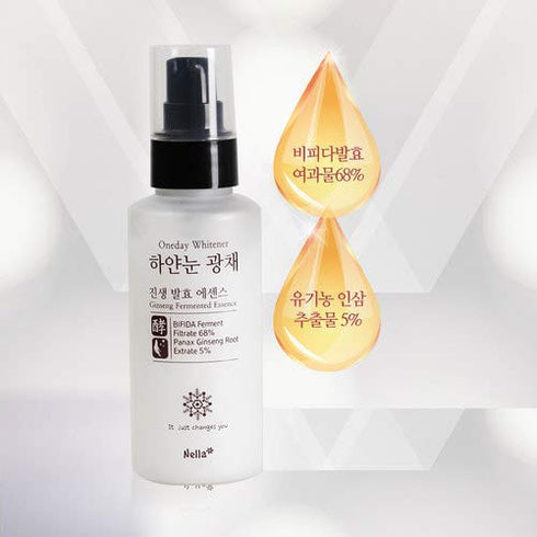 Nella Ginseng Essence, Moisturizing Korean Skin Care, 100 ml
