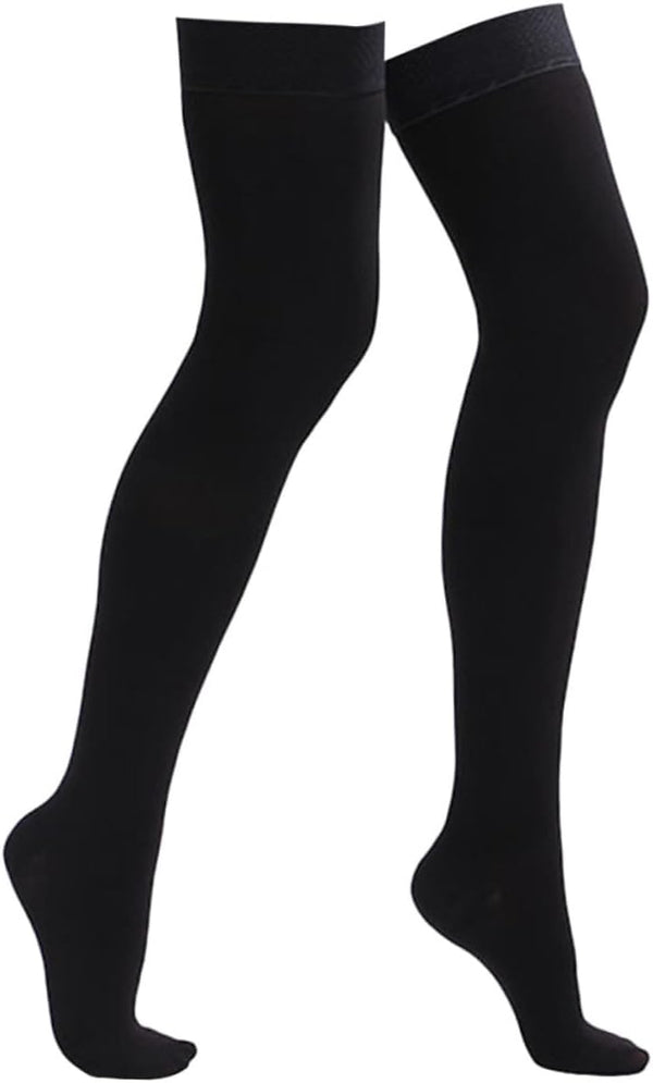 VALICLUD Over Knee Compression Socks Women Wear-resistant Breathable Thigh High Stockings Closed