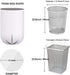 Magesh 4 150 Count 4 Small Trash Bags Biodegradable, Gallon Trash Bag/Garbage Bags, Extra Strong Small Garbage Bags