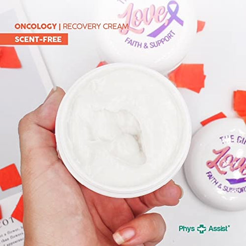 PhysAssist 4 oz Oncology Recovery Cream, Unscented, Super Moisturizing for Dry, Itchy & Sensitive Skin