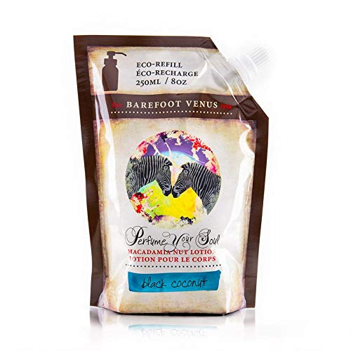Macadamia Nut Body Cream Lotion Eco-Refill, 250 ML, Black Coconut