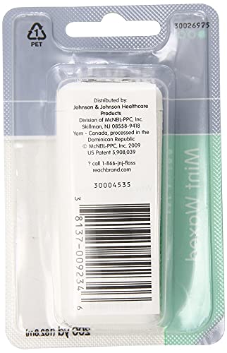 REACH Mint Waxed Floss 200 Yards (Pack of 4) 7200 Inch