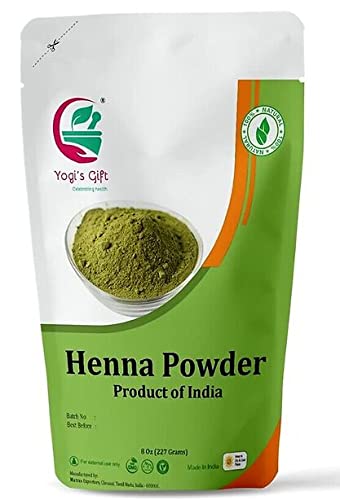 HENNA POWDER 8 Ounce | Red/Orange Hair Coloring | Triple Sifted Henna | No Chemicals