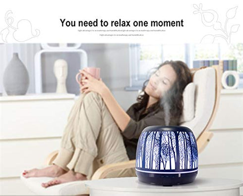 Serenity 500ml 3d 7 Essential Oil Diffuser Tree Colorful Iron LED light Advanced Cool Mist Humidifier Best Rated