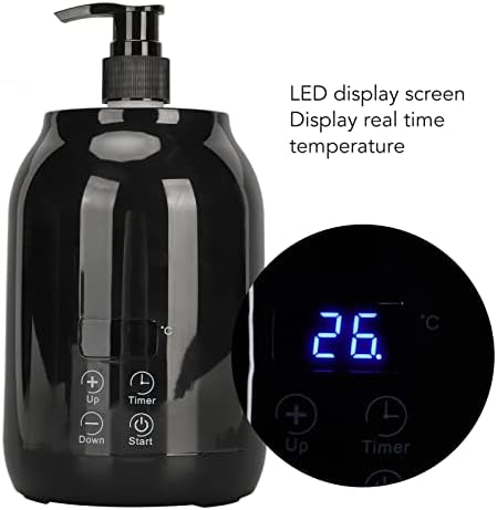 Zooke Massage Oil Warmer Bottle Professional Electric Lotion Digital Heater for SPA, LED Automatic Oil Warmer Heated