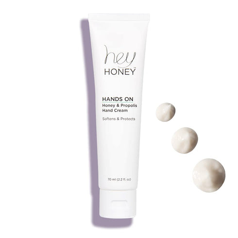 Hey Honey Skincare Hands On | Hydrating Extremely Dry Hand & Elbow Cream, 2.2 Oz