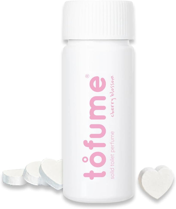Effervescent Bathroom Odor Eliminator, Cherry Blossom Fragrance, Toilet Deodorizer Tablets, 30 Count