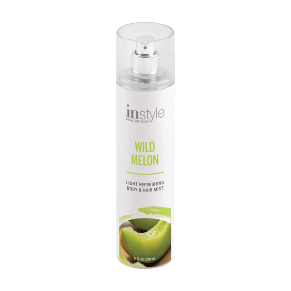Instyle Fragrances Body & Hair Mist - Wild Melon Scent, 8 Fl Oz Spray Bottle