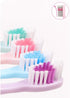 Individually Packaged Cute Toothbrush Set, Compact Head (Sky Blue, 3 Count)