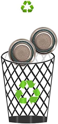 Kitstar LR44GH Alkaline Button Cell Battery 1.5V, 10 Count (Pack of 1) - Hi-Pro Strongest Leak-Proof Performance