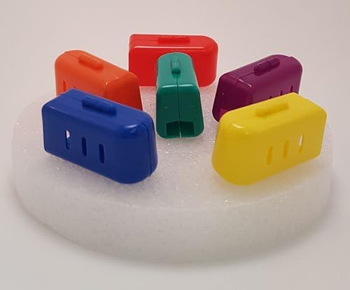 Plasdent Toothbrush Covers 6 Pack Assorted Colors #200TBX-A