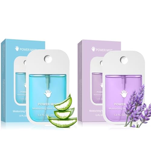Shrandi Power Mist Hand Sanitizer Spray, Power Mist Hydrating Sanitizer Spray Travel Size,