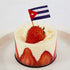 JAVD CYPS 100 Pcs Cuban Toothpick Flags, Mini Stick Cupcake Toppers, Country Picks Party Decoration, Cocktail Food Bar