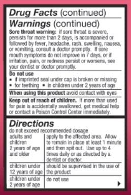 HurriCaine Topical Anesthetic Gel - Watermelon - 1 oz