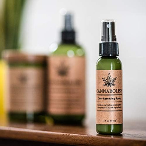 Cannabolish Wintergreen Smoke Odor Removing Spray, 2 fl. oz. Travel Size
