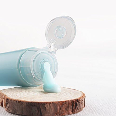 OTO 6 Pack Travel Size Plastic Squeeze Bottles for Liquids, 30ml/1 Fl. Oz TSA Approved Makeup Containers