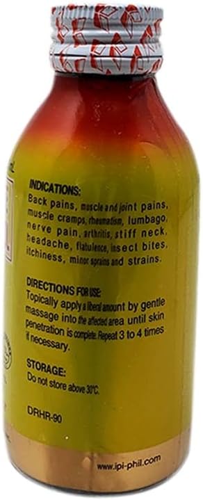 Methyl Salicylate Camphor+Menthol Omega Pain Killer Liniment 120mL (Pack of 3)