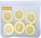 Reusable Large Food Bag, FDA-Food Grade PEVA, Gallon Storage Size, 5-Pack, Clear