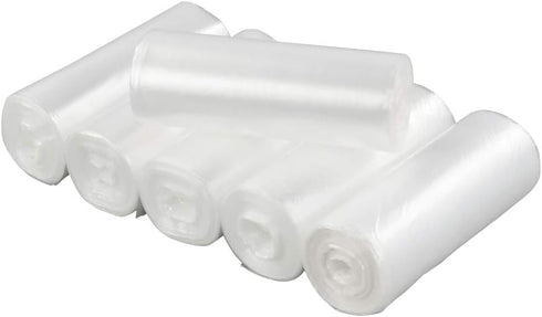Pekky 5 300 Counts Gallon Clear Trash Bags, Bin Liners