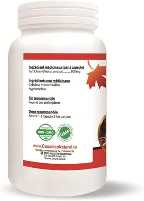 North-American Tart Cherry 500mg, 120 VCaps - Natural, Non-GMO