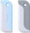 Mini Squeegee 2 Pack, Small Kitchen Countertop Tool, Soft Glass Cleaner for Bathroom Mirror, Car Window, Blue & Grey
