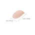 SUPVOX Women Shoulder Pads - Adhesive Shoulder Enhancer Anti-slip Cushion Push Up Pads 2pcs (Khaki)