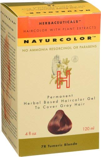naturcolor Haircolor, Turmeric Blonde Hair Dye, 4 Fl Oz (7R)