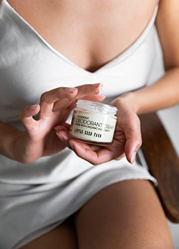 Little Seed Farm All Natural Deodorant Cream, Aluminum Free, 2.4 Ounce - Lavender for Women or Men