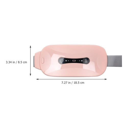 Menstrual Heating Pad Fast Heating and Massage Function Portable Elastic Waist Belt for Cramps and Lower for Women