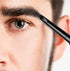 Men's 2-in-1 Eyebrow Brush & Pencil - Ultra-Thin, Long-Lasting Black - Shape, Define & Fill In - Vegan