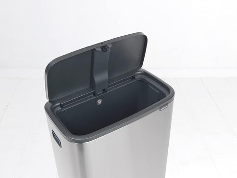 Brabantia PerfectFit Trash Bags, Size M/16 Gal, Thick Plastic Trash Can Liners with Drawstring Handles (40 Bags)