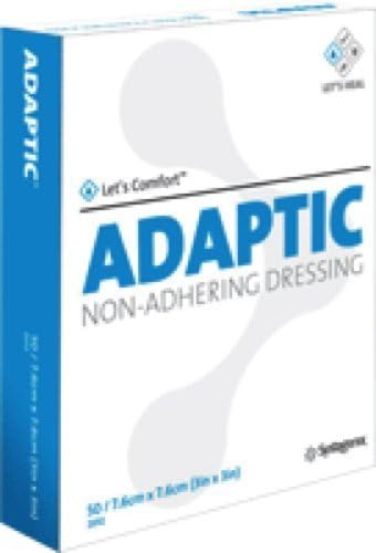 532013EA - Adaptic Non-Adhering Dressing, 3 x 8 Sterile, 3s