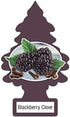 LITTLE TREES Car Air Freshener | Blackberry Clove Hanging Paper Tree for Home or Car | Pack of 24