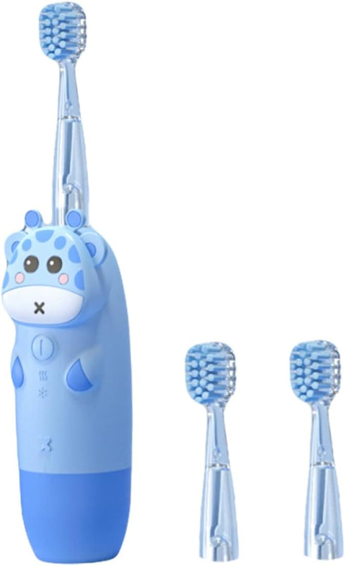 Toothbrush Boys and Girls Electric Toothbrush Set 4pcs Non-Slip Handle Oral Care