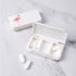 Daily Pill Box Case Waterproof Medicine Organizer for Travel Use - Mini Pill Container with 3 Compartments (Cactus)